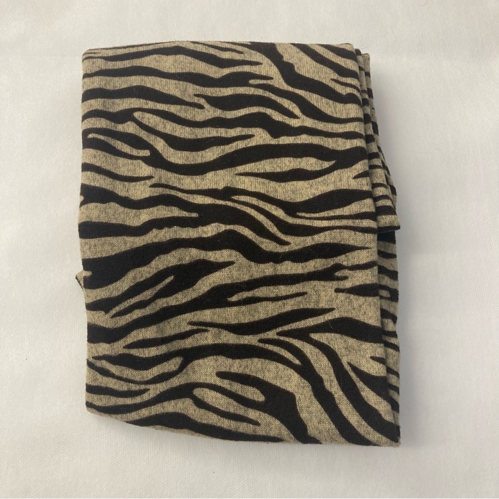 Zebra Print Infinity Scarf